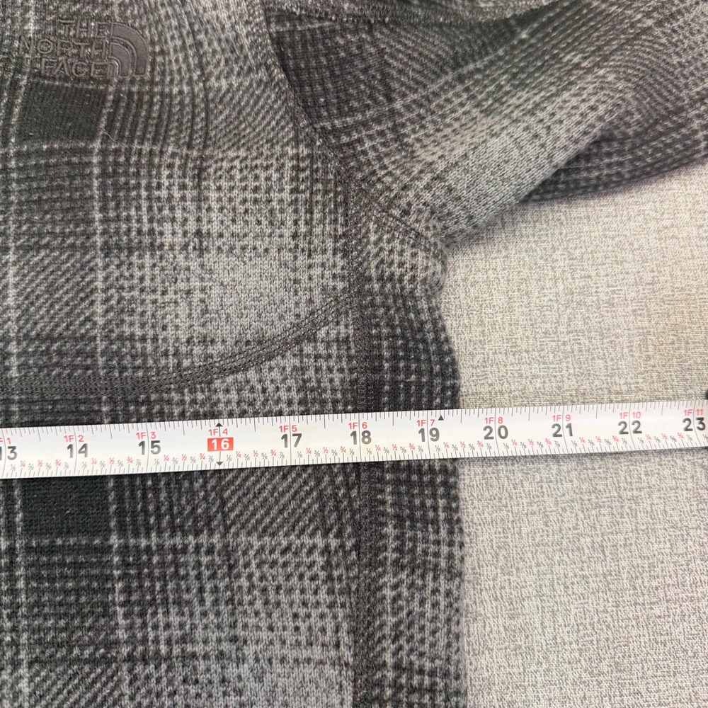 The North Face Gordon Lyons Novelty 1/4 Zip Fleece Pullover Plaid Mens S Outdoor - Picture 7 of 11
